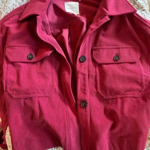 Pink corduroy jacket